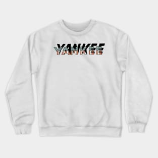 New York Yankees Retro American Flag 3D Sign Crewneck Sweatshirt